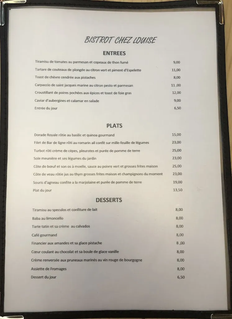 Menu_Chez Louise_Gentilly_image_4