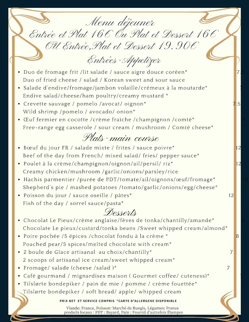 Menu_Restaurant LE PIEUX_Étampes_image_1