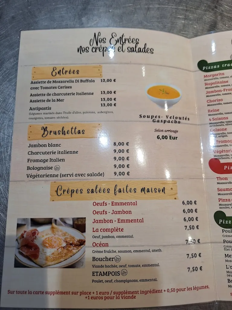 Menu_Les saveurs d'Italie_Étampes_immagine_1