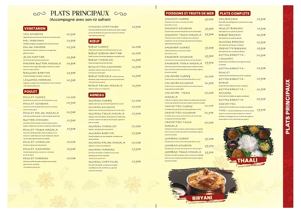 Menu_Bojanam-Restaurant Indien_Étampes_image_1