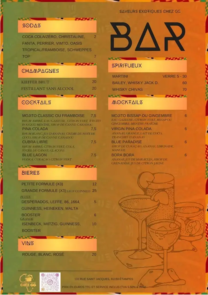 Menu_Restaurant Africain chez GG_Étampes_image_1
