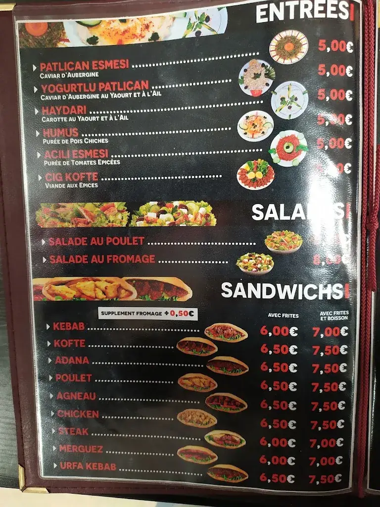 Menu_Restaurant Istanbul Étampes_Étampes_immagine_1