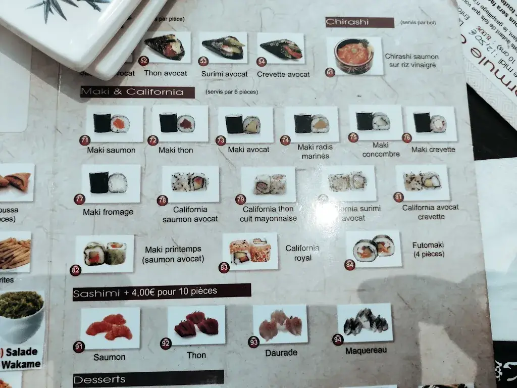 Menu_Sushi Yaki_Étampes_immagine_2