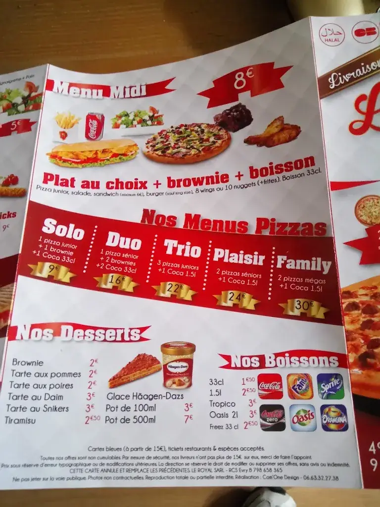 Menu_Le Royal_Étampes_immagine_3