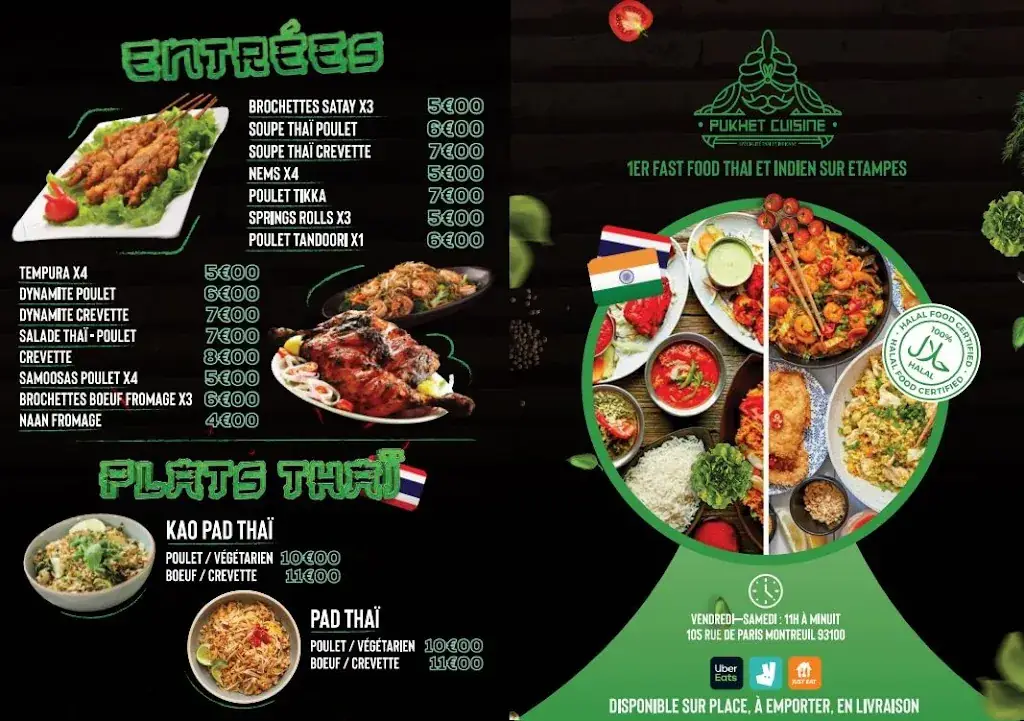 Menu_Phuket cuisine Etampes_Étampes_image_1