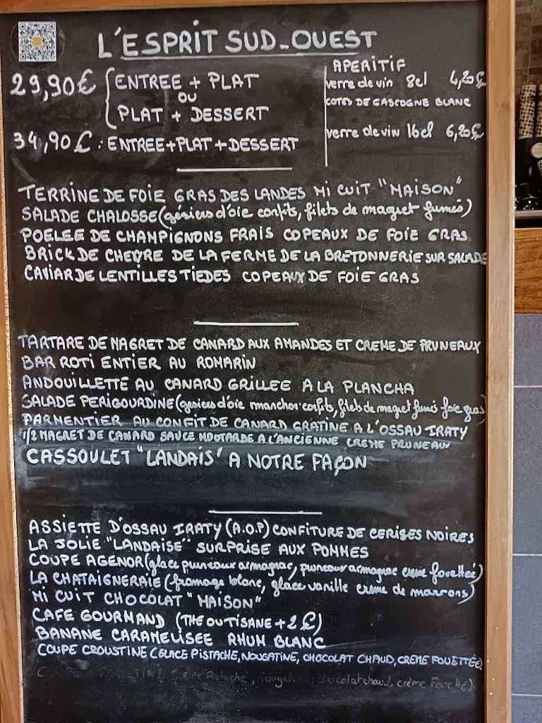 Menu_La Chalosse_Guyancourt_image_1