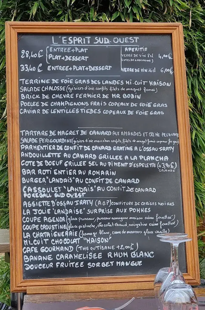 Menu_La Chalosse_Guyancourt_image_3