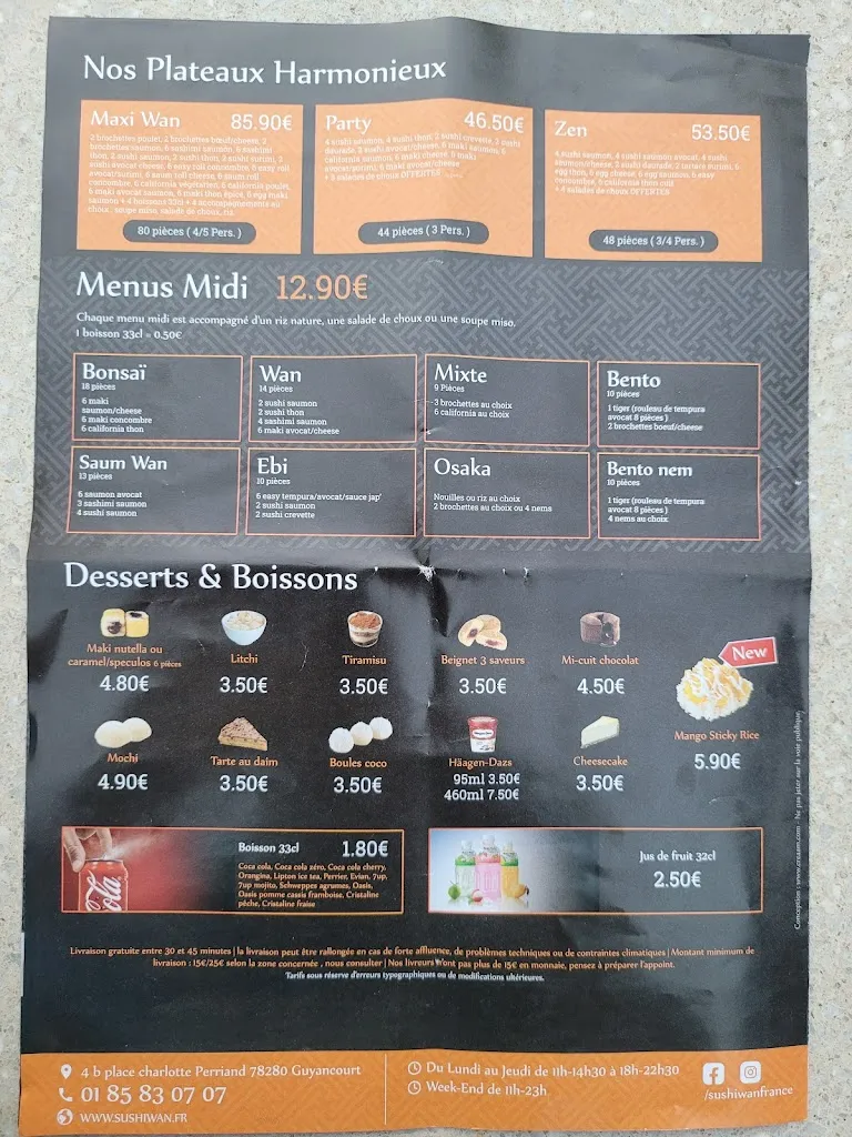 Menü_SUSHIWAN Guyancourt_Guyancourt_Bild_4