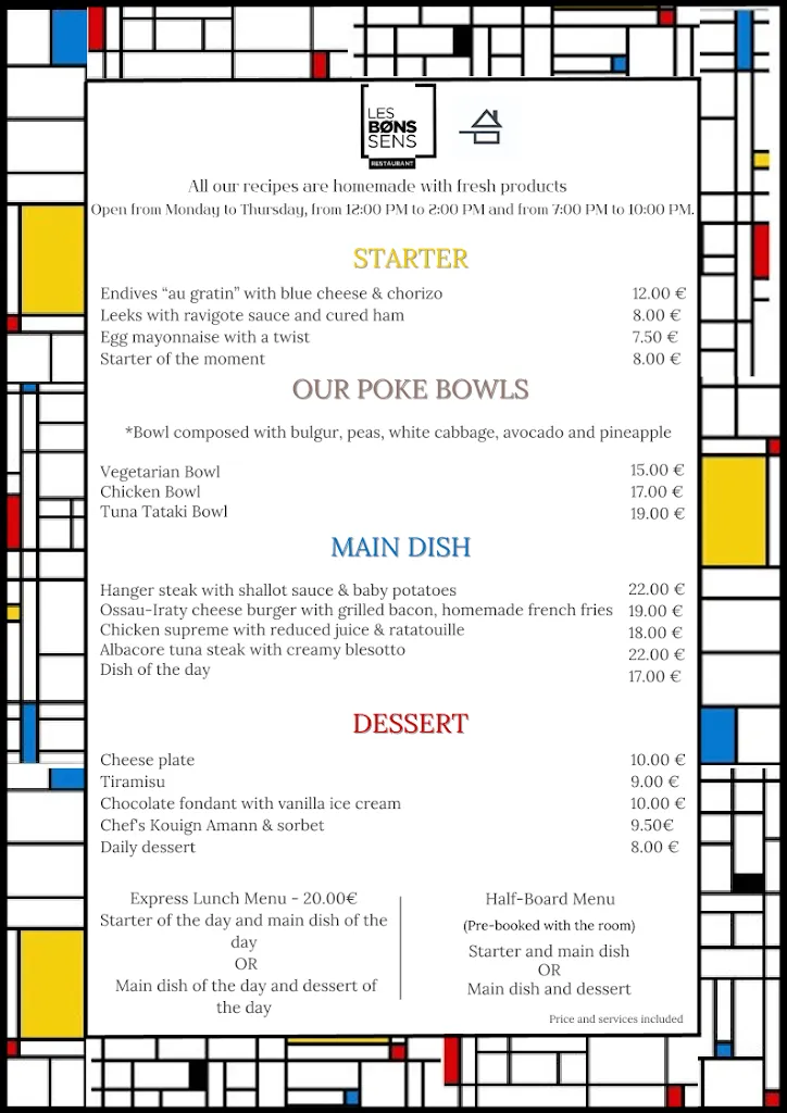 Menü_Les Bons Sens_Guyancourt_Bild_1