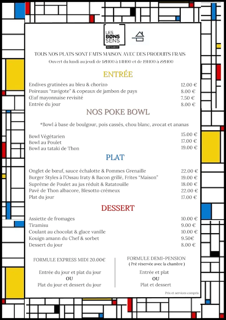 Menü_Les Bons Sens_Guyancourt_Bild_2