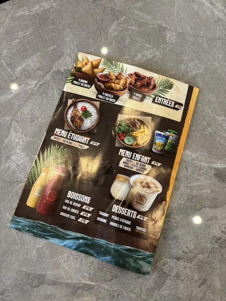 Menu_Le Joola_Guyancourt_image_1
