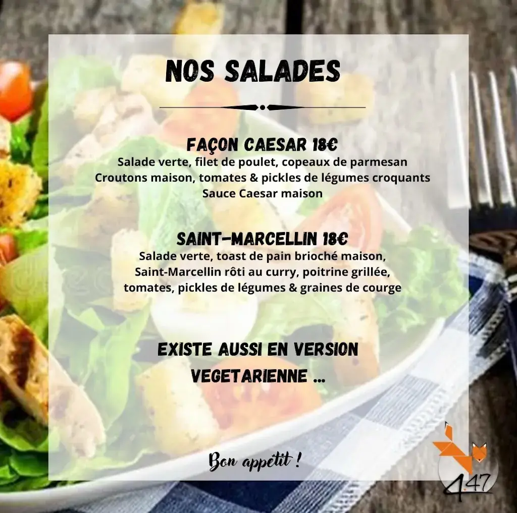 Menu_4'47 Restaurant bar lounge_Doussard_image_4