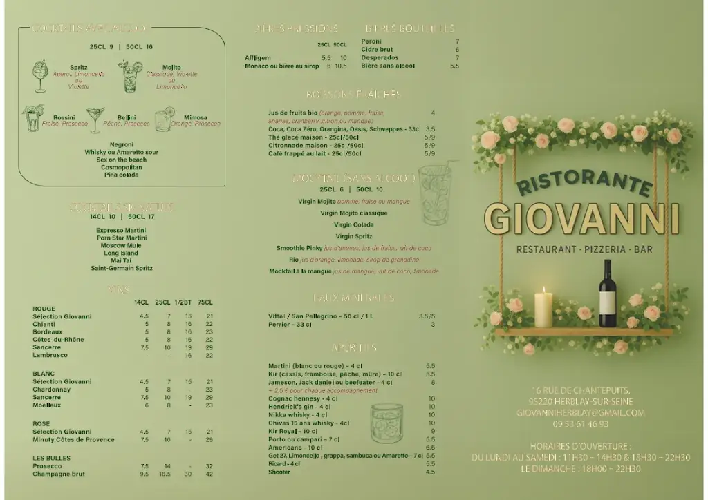 Menu_Ristorante Giovanni_Herblay-sur-Seine_image_1