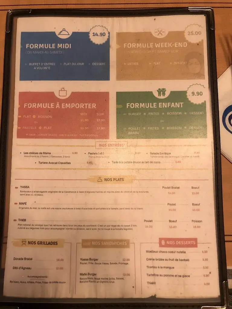 Menu_Restaurant Pataka_Herblay-sur-Seine_immagine_1