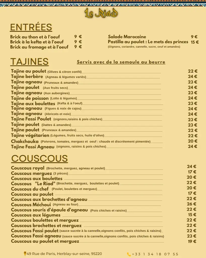 Menu_LE RIAD_Herblay-sur-Seine_image_2