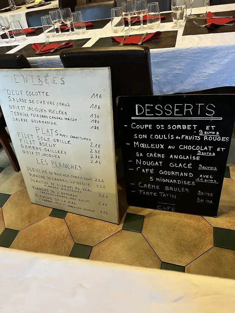 Menu_Auberge du Soleil Levant_Pierrelaye_image_1