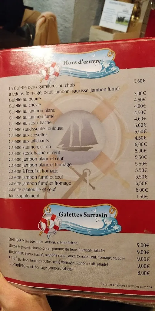 Menu_Crêperie L'Escale_Jouars-Pontchartrain_immagine_1