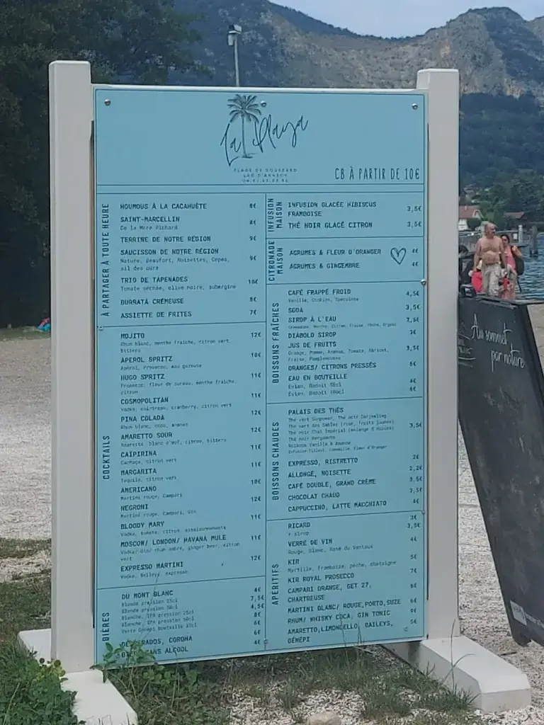 Menu_La Playa_Doussard_image_2