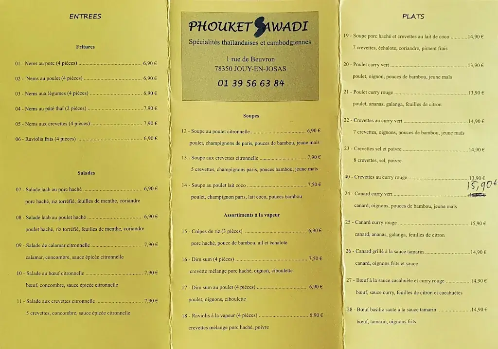 Menu_Phouket Sawadi_Jouy-en-Josas_image_1