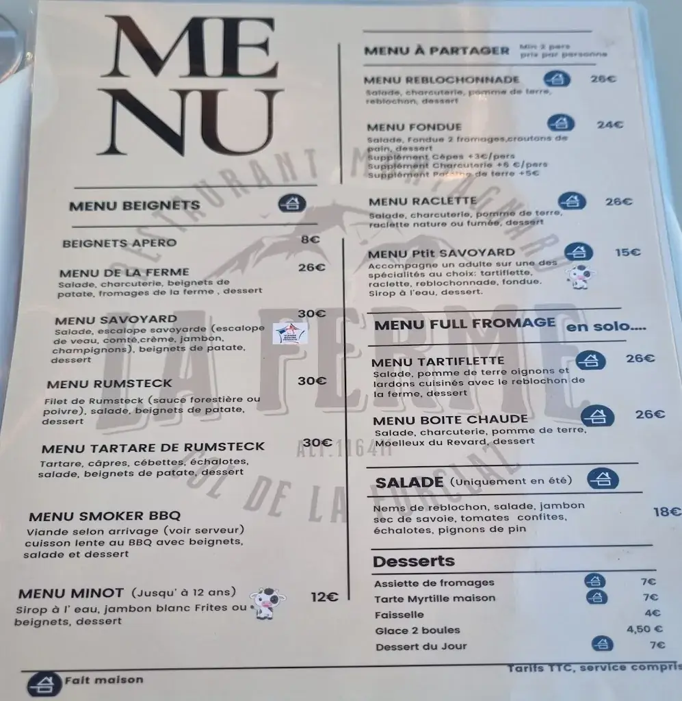 Menu_La Ferme - Restaurant col de la Forclaz - Talloires_Talloires-Montmin_image_3