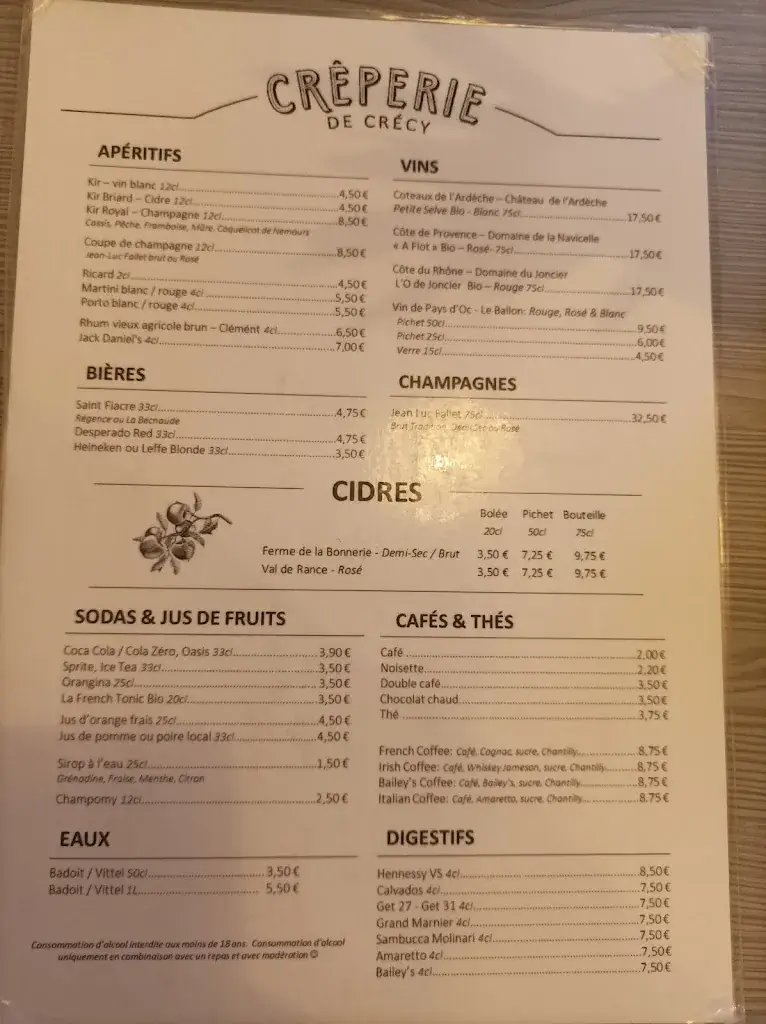 Menu_Crêperie de Crécy_Crécy-la-Chapelle_image_1