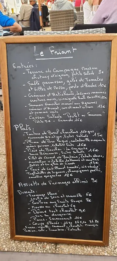 Menu_Restaurant Le Friant - Golf de Seraincourt_Seraincourt_imagen_3