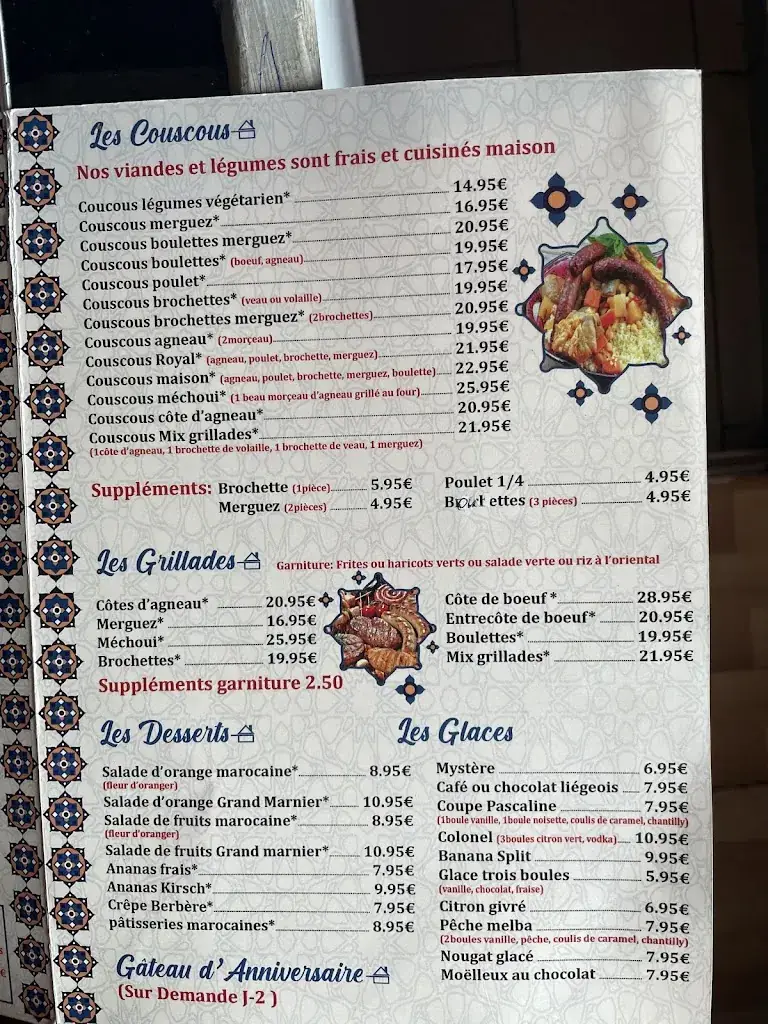 Menu_LES DUNES D'OR couscous_Hardricourt_immagine_2