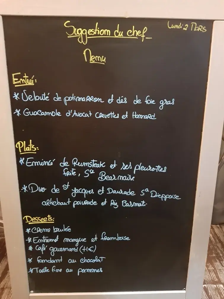 Menu_Restaurant Villa D'Hardricourt_Hardricourt_image_3