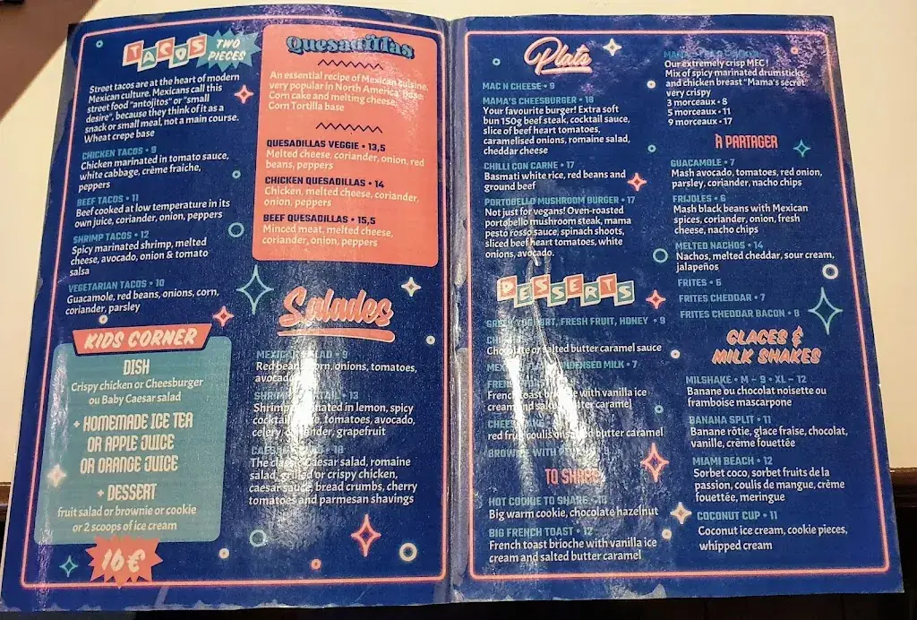 Menu_Mama Restaurant Paris La Défense_Puteaux_immagine_1