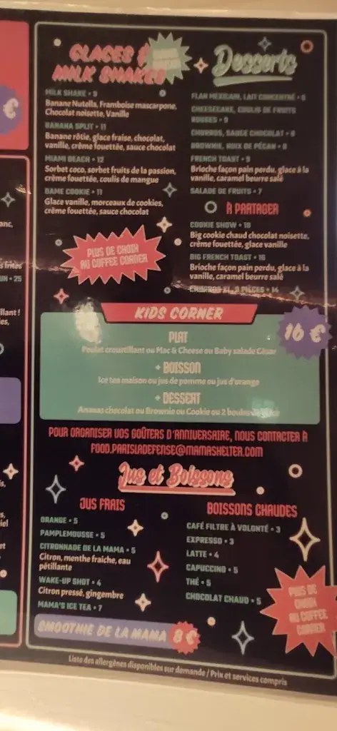 Menu_Mama Restaurant Paris La Défense_Puteaux_immagine_2