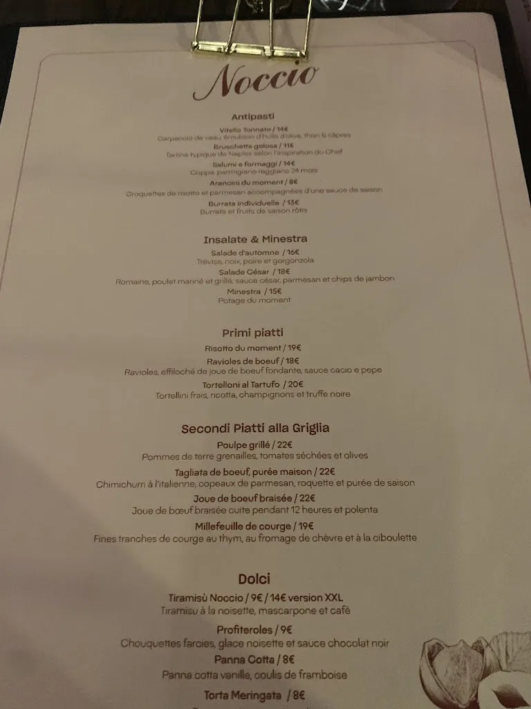 Menu_Noccio La Défense_Nanterre_image_3