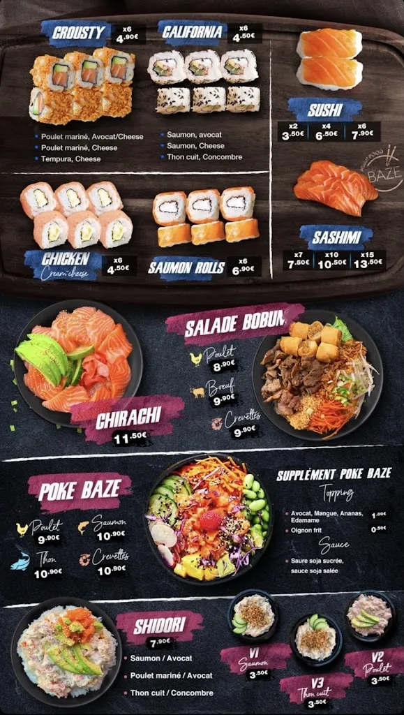 Menu_Asian food by BAZE Ivry-sur-seine_Ivry-sur-Seine_image_1