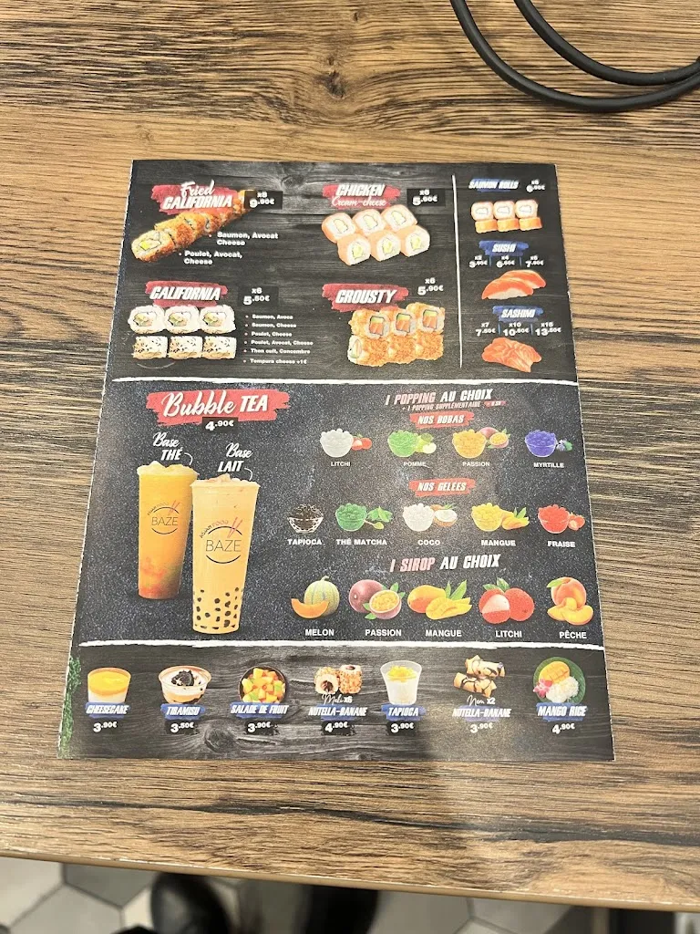 Menu_Asian food by BAZE Ivry-sur-seine_Ivry-sur-Seine_image_3