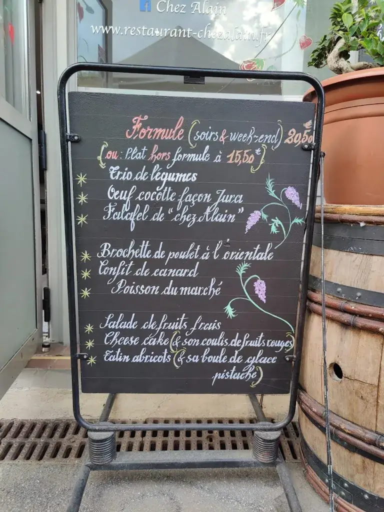 Menu_Chez Alain - Ivry-sur-Seine_Ivry-sur-Seine_image_4