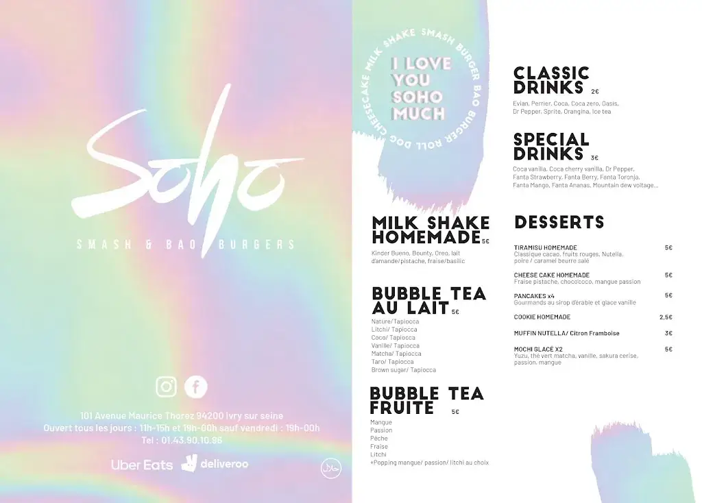 Menu_Soho restaurant_Ivry-sur-Seine_immagine_3