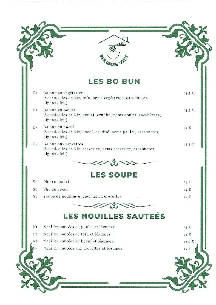 Menu_MAISON VIET_Ivry-sur-Seine_image_2