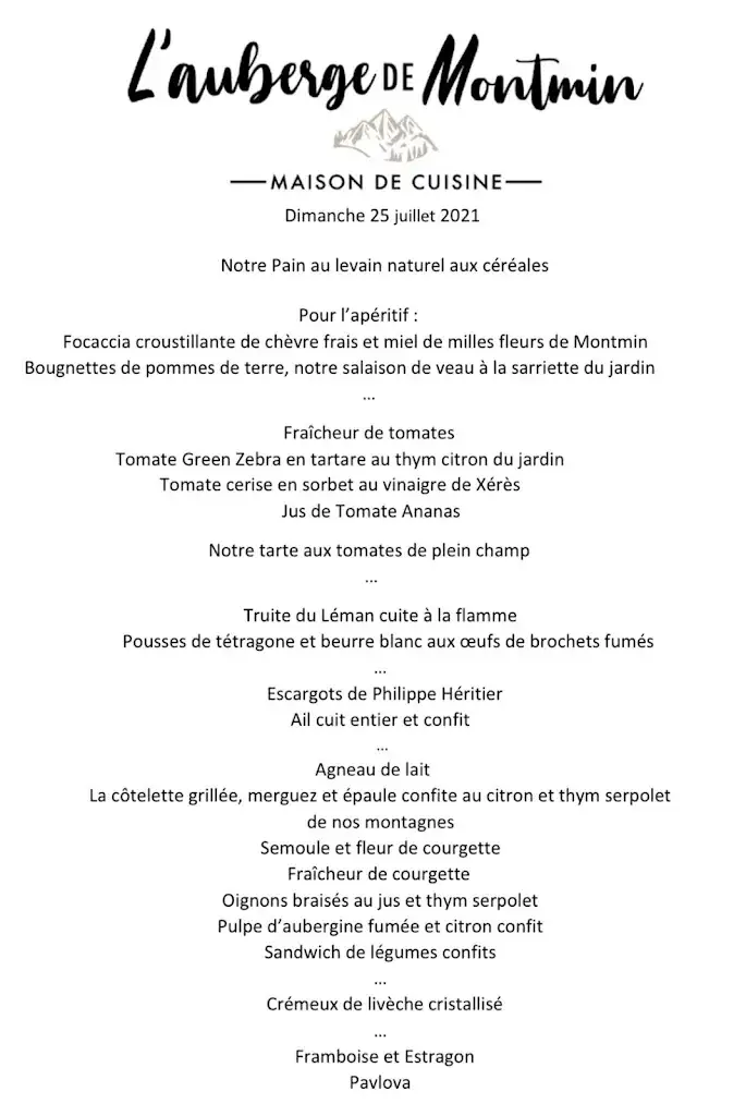 Menu_L'Auberge de Montmin_Talloires-Montmin_image_1