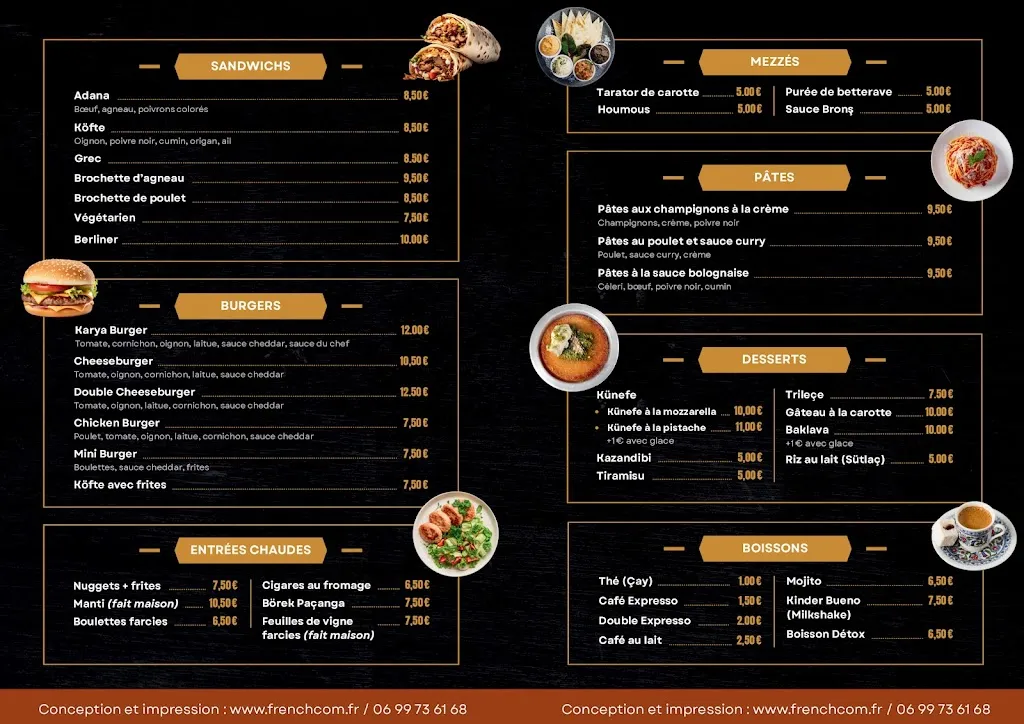 Menu_Karya Restaurant_Ivry-sur-Seine_immagine_1