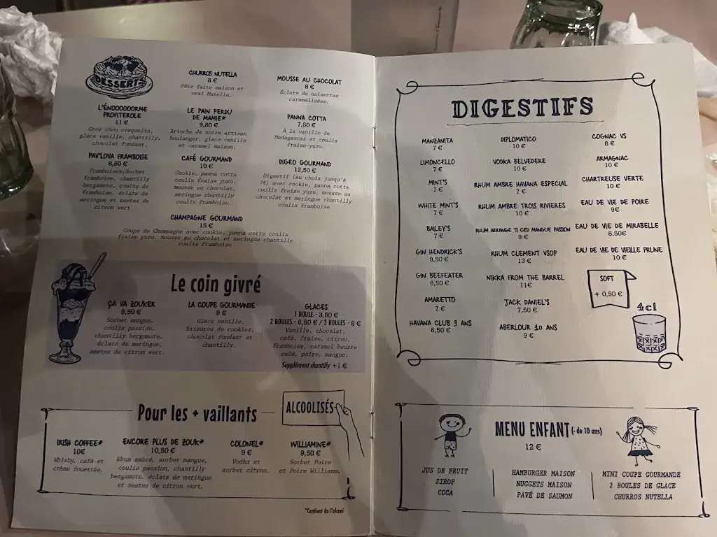 Menu_La Côte et l'Arête - Restaurant, brasserie, bar à vin - Convivial, chic et chaleureux_Issy-les-Moulineaux_image_2