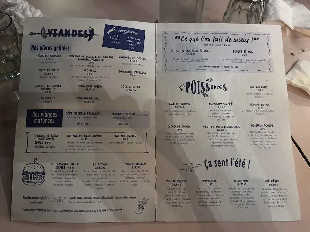 Menu_La Côte et l'Arête - Restaurant, brasserie, bar à vin - Convivial, chic et chaleureux_Issy-les-Moulineaux_image_3