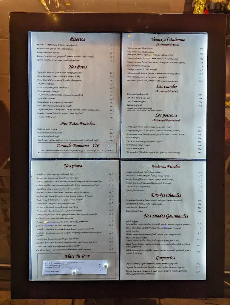 Menu_Le Filippo_Issy-les-Moulineaux_image_1