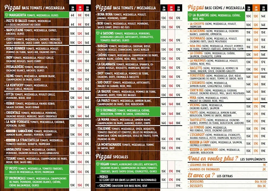 Menu_Bob Pizza_Doussard_imagen_1