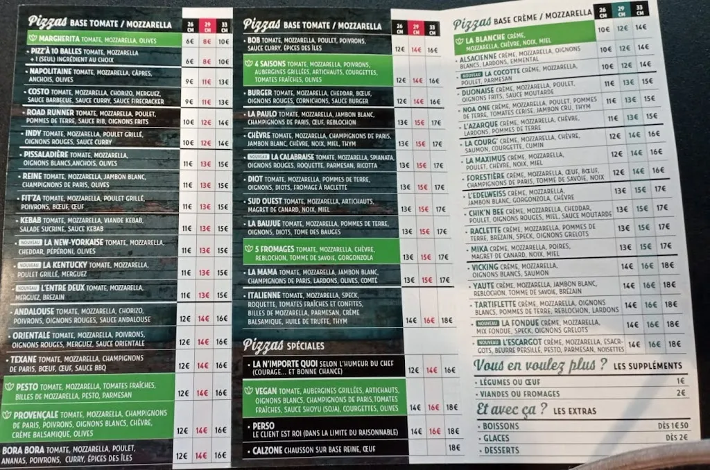 Menu_Bob Pizza_Doussard_imagen_2