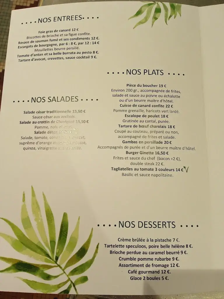 Menu_GINETTE - Restaurant Issy les Moulineaux_Issy-les-Moulineaux_image_4