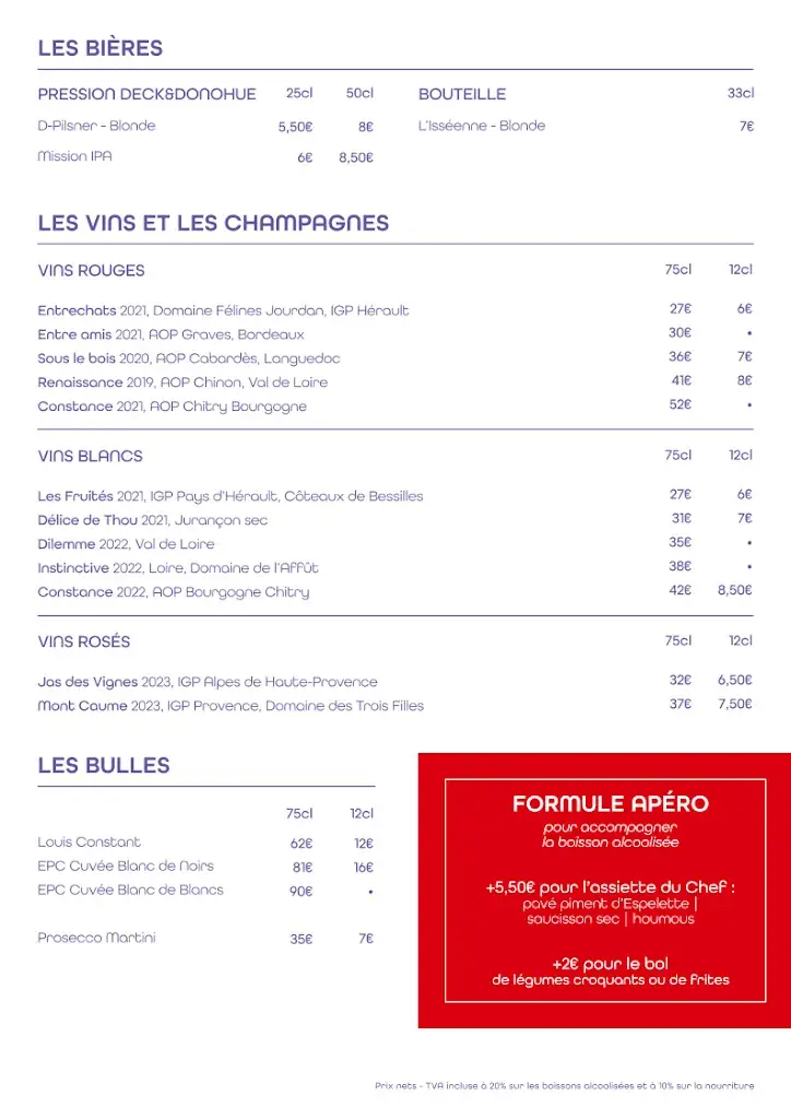 Menu_Le Nida_Issy-les-Moulineaux_image_1