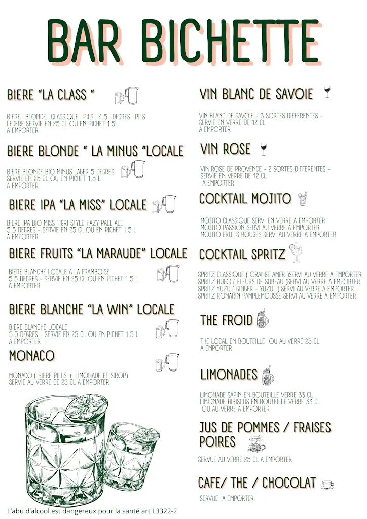 Menu_Le Bar Bichette - Bar Evènementiel - Bar truck - Bar mobile - Drink truck- Beer truck- Wine truck_Doussard_image_1