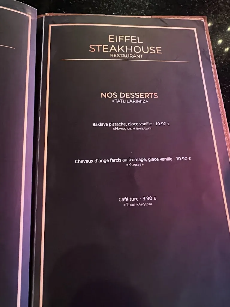 Menü_Eiffel steakhouse_Goussainville_Bild_4