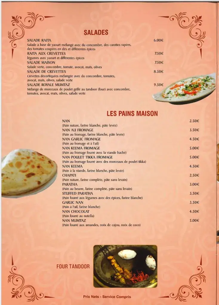Menü_MUMTAZ RESTAURANT_Goussainville_Bild_2