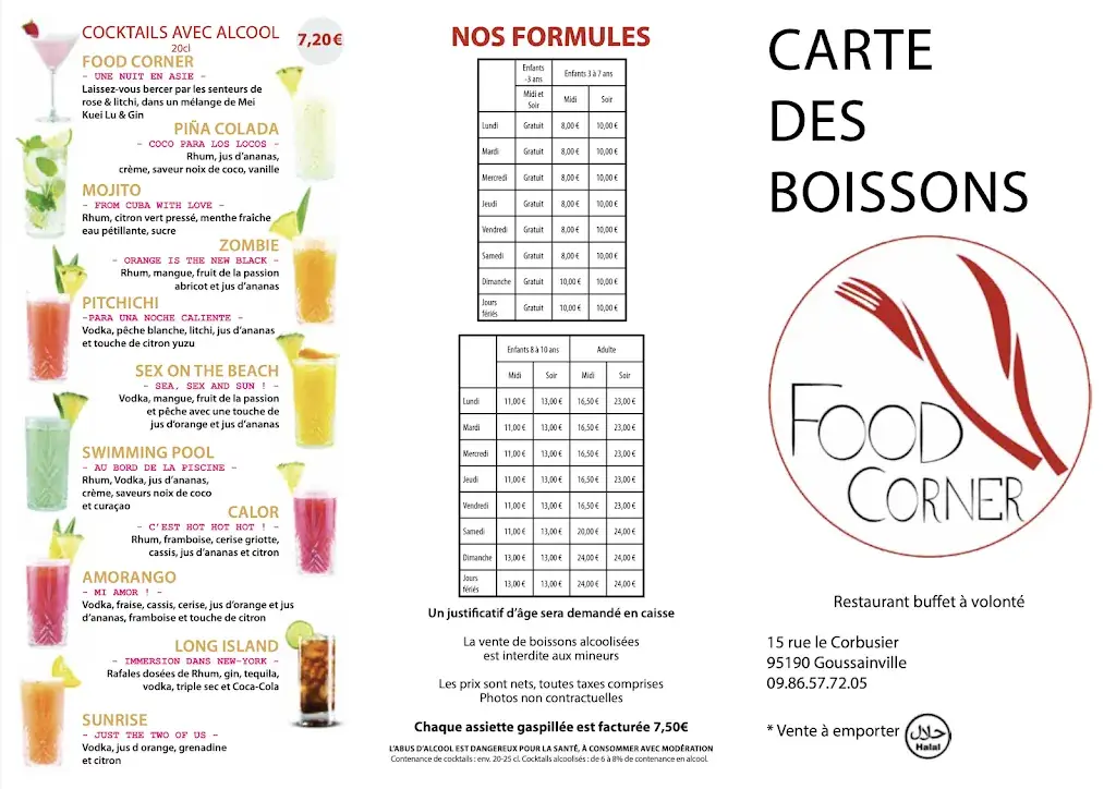 Menu_No Limit_Goussainville_image_2