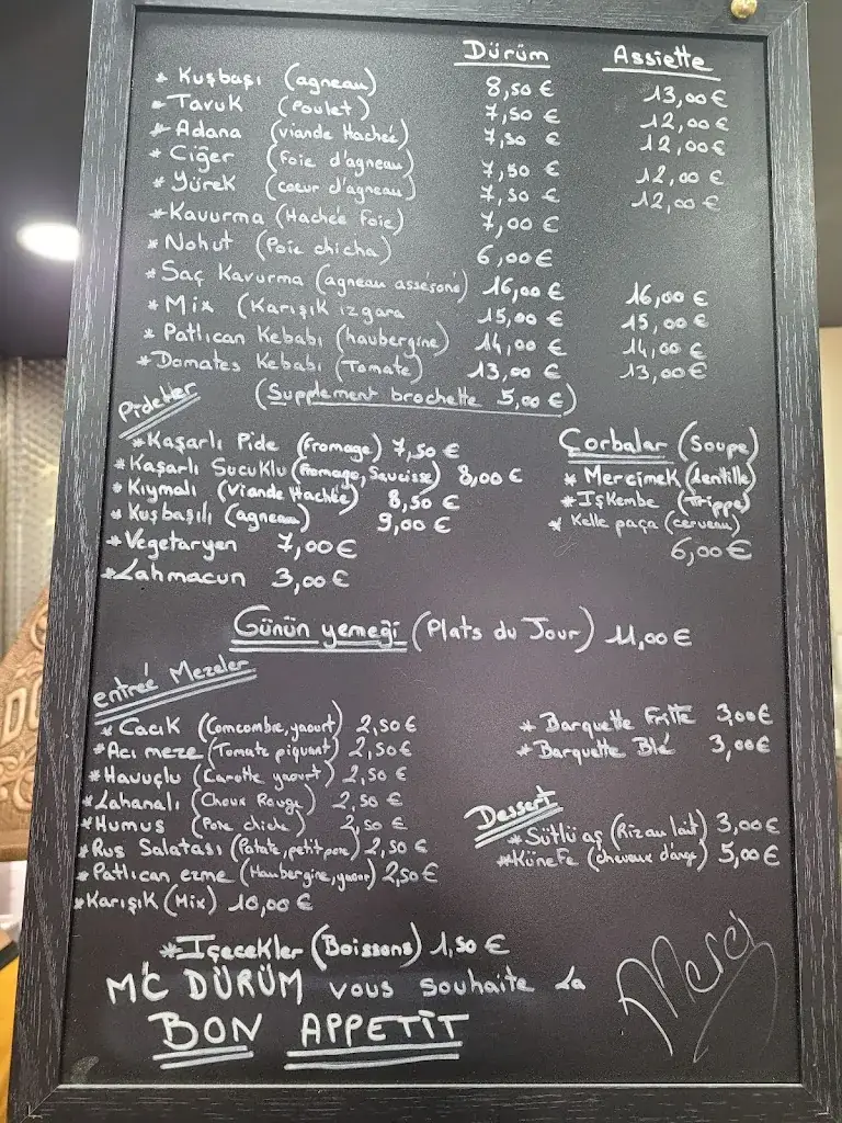 Menu_MC DURUM_Goussainville_immagine_1